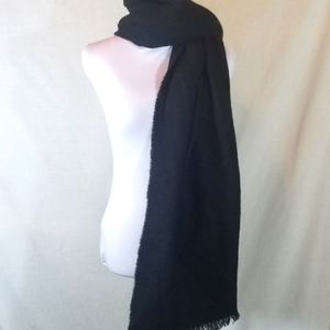 Sole Society Blanket Scarf Black NWT